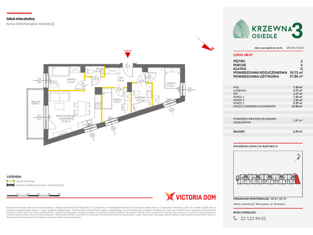 Mieszkanie w inwestycji OSIEDLE KRZEWNA, symbol 3_87 » nportal.pl