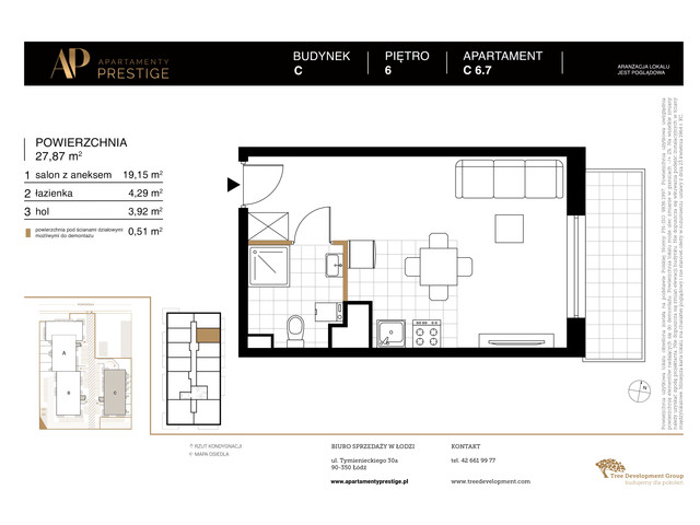 Mieszkanie w inwestycji Apartamenty Prestige, symbol C6.7 » nportal.pl
