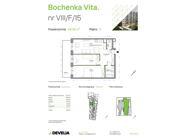 Mieszkanie w inwestycji Bochenka Vita, symbol VIII/F/15 » nportal.pl
