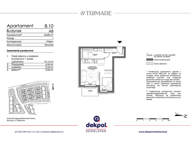 Mieszkanie w inwestycji TRIMARE, symbol 8.10 » nportal.pl