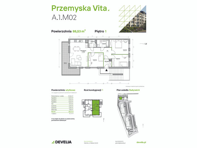 Mieszkanie w inwestycji Przemyska Vita, symbol A.1.M02 » nportal.pl