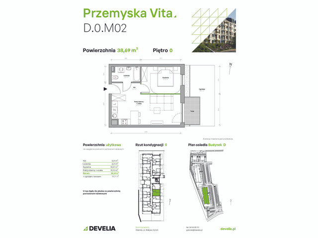 Mieszkanie w inwestycji Przemyska Vita, symbol D.0.M02 » nportal.pl