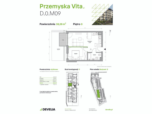 Mieszkanie w inwestycji Przemyska Vita, symbol D.0.M09 » nportal.pl
