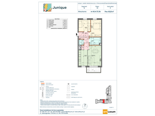 Mieszkanie w inwestycji JUNIQUE, symbol A3.4.72.3k » nportal.pl