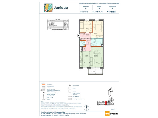 Mieszkanie w inwestycji JUNIQUE, symbol A3.5.76.3k » nportal.pl