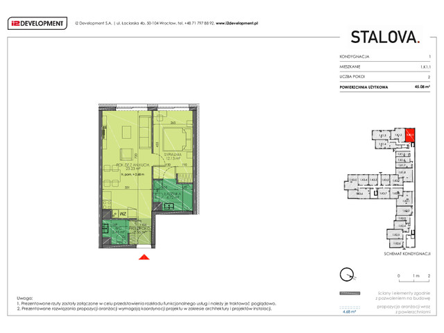 Mieszkanie w inwestycji Stalova, symbol 1.K1.1 » nportal.pl