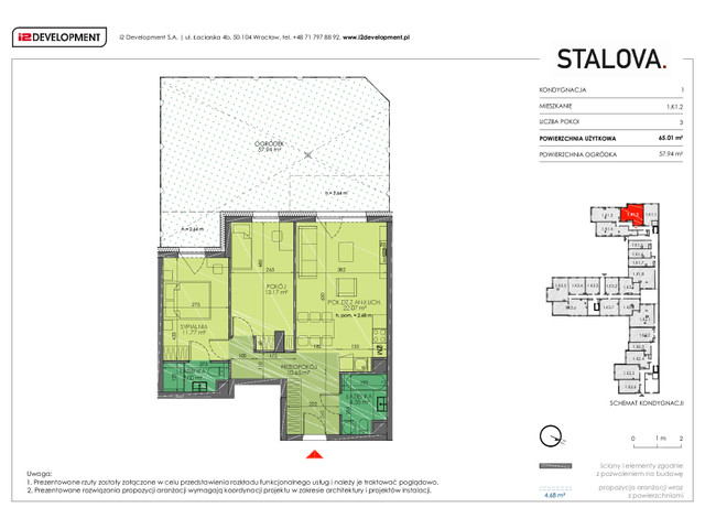 Mieszkanie w inwestycji Stalova, symbol 1.K1.2 » nportal.pl