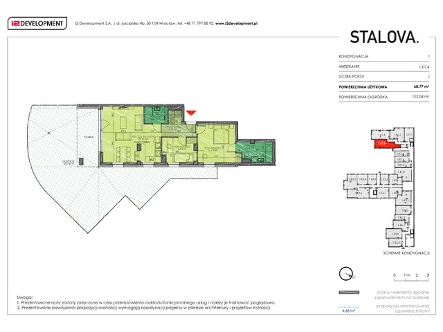 Mieszkanie w inwestycji Stalova, symbol 1.K1.4 » nportal.pl