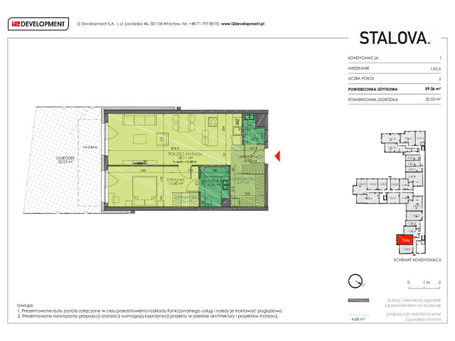 Mieszkanie w inwestycji Stalova, symbol 1.K2.5 » nportal.pl