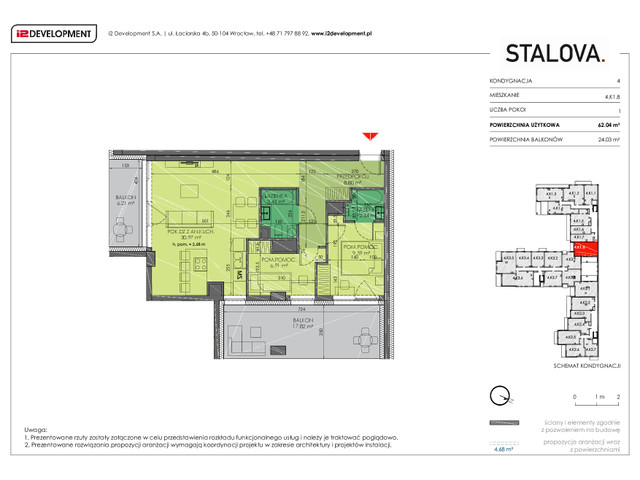 Mieszkanie w inwestycji Stalova, symbol 4.K1.8 » nportal.pl