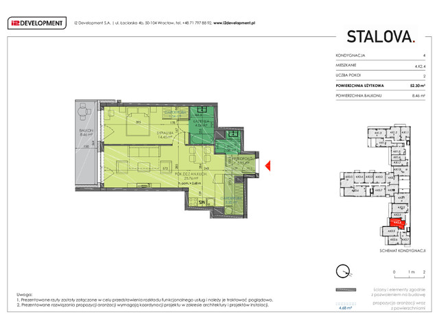 Mieszkanie w inwestycji Stalova, symbol 4.K2.4 » nportal.pl