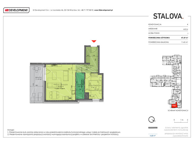 Mieszkanie w inwestycji Stalova, symbol 4.K2.6 » nportal.pl