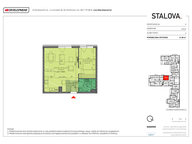 Mieszkanie w inwestycji Stalova, symbol 4.K3.2 » nportal.pl