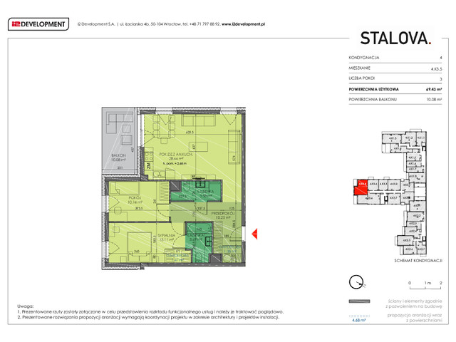 Mieszkanie w inwestycji Stalova, symbol 4.K3.5 » nportal.pl