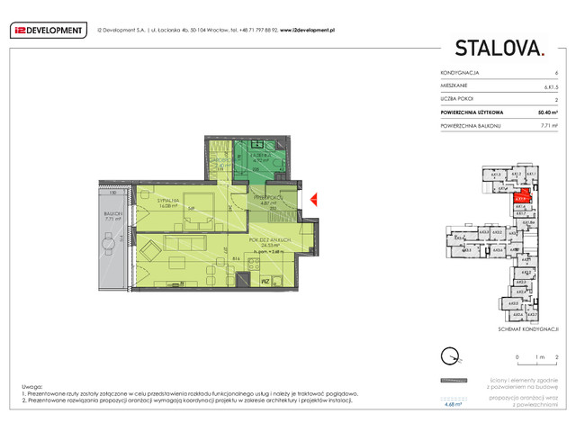 Mieszkanie w inwestycji Stalova, symbol 6.K1.5 » nportal.pl