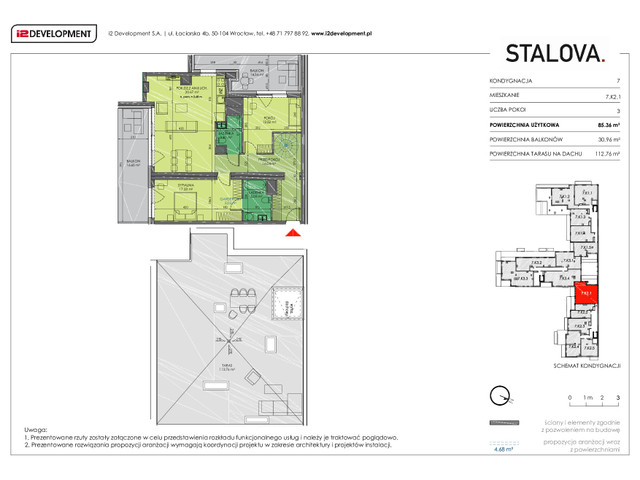 Mieszkanie w inwestycji Stalova, symbol 7.K2.1 » nportal.pl