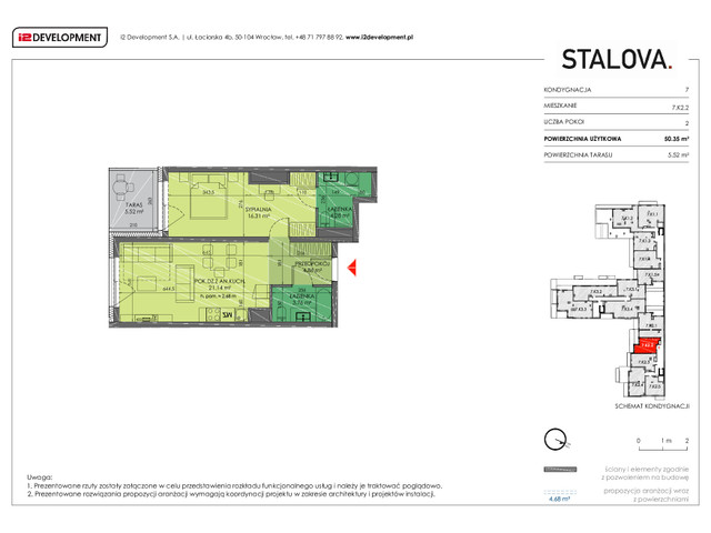 Mieszkanie w inwestycji Stalova, symbol 7.K2.2 » nportal.pl