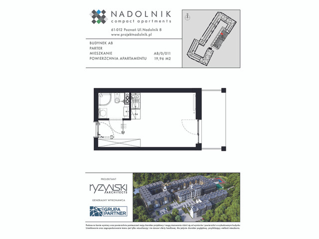 Mieszkanie w inwestycji Nadolnik Compact Apartments, symbol AB.0.011 » nportal.pl