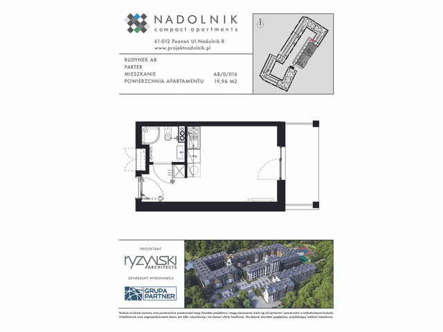 Mieszkanie w inwestycji Nadolnik Compact Apartments, symbol AB.0.016 » nportal.pl