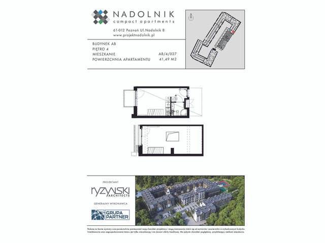 Mieszkanie w inwestycji Nadolnik Compact Apartments, symbol AB.4.027 » nportal.pl