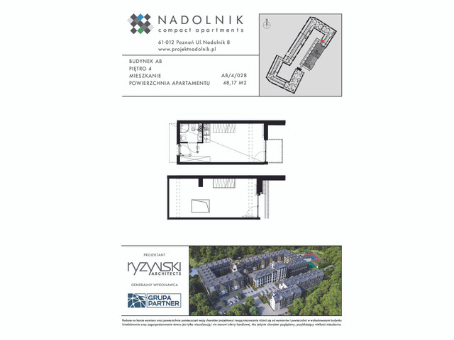 Mieszkanie w inwestycji Nadolnik Compact Apartments, symbol AB.4.028 » nportal.pl