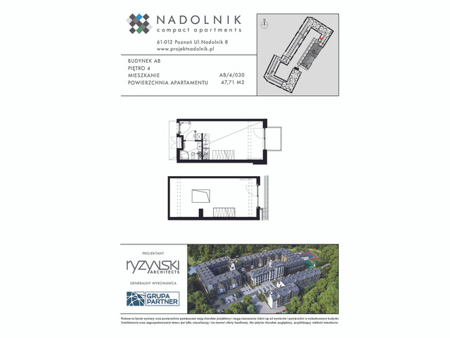 Mieszkanie w inwestycji Nadolnik Compact Apartments, symbol AB.4.030 » nportal.pl