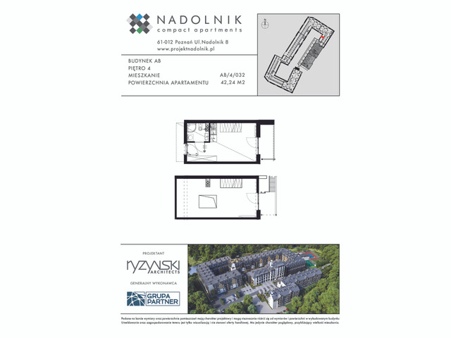 Mieszkanie w inwestycji Nadolnik Compact Apartments, symbol AB.4.032 » nportal.pl