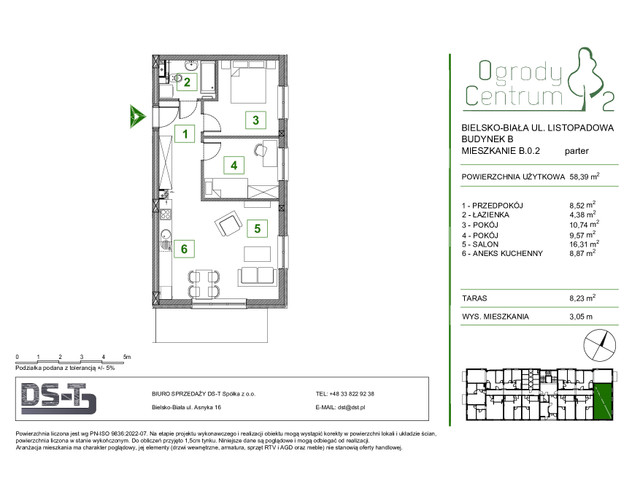 Mieszkanie w inwestycji Ogrody Centrum 2, symbol B.0.2 » nportal.pl