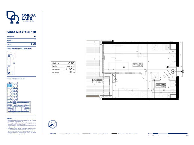 Komercyjne w inwestycji Omega Lake Apartments - lokale inwest..., budynek Do podanej ceny należy doliczyć 23% VAT., symbol A_2.61 » nportal.pl