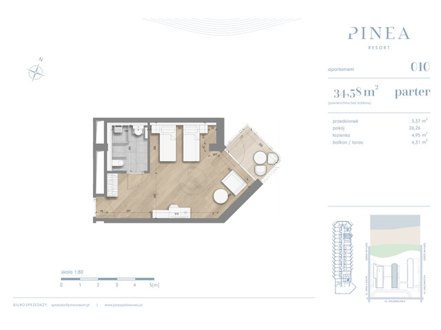 Mieszkanie w inwestycji PINEA Apartments | Apartamenty tuż pr..., symbol 10 » nportal.pl