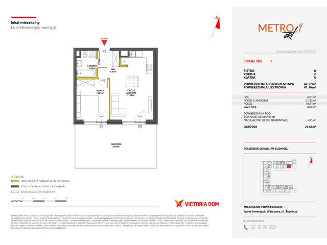 Mieszkanie w inwestycji METRO ART, symbol 9M.1 » nportal.pl