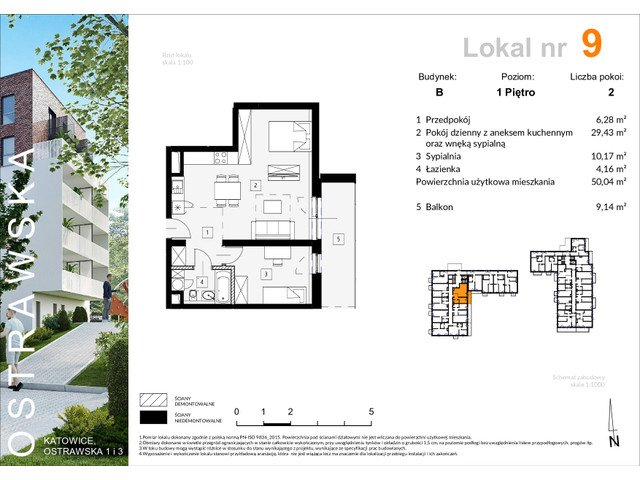 Mieszkanie w inwestycji Ostrawska 1, symbol B_M9 » nportal.pl