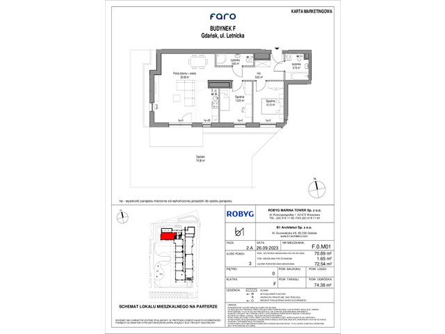Mieszkanie w inwestycji FARO, symbol F_0M01 » nportal.pl