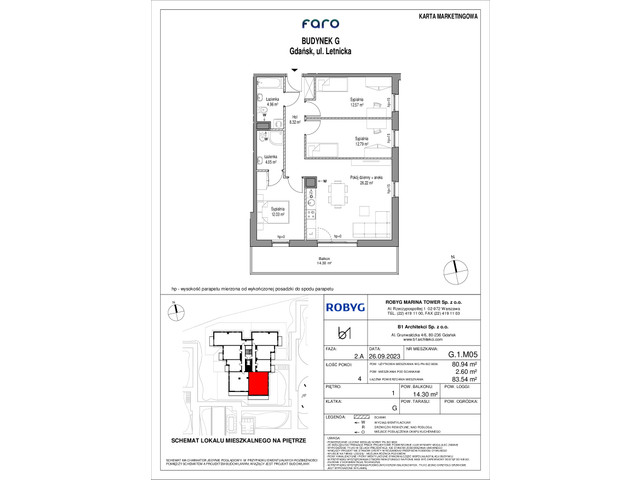 Mieszkanie w inwestycji FARO, symbol G_1M05 » nportal.pl