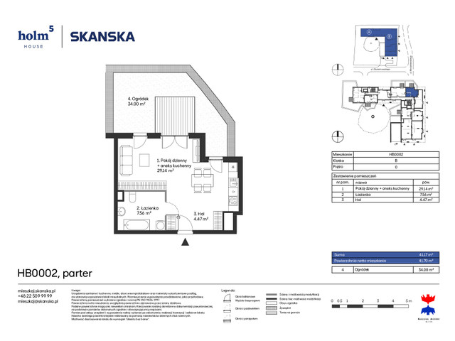 Mieszkanie w inwestycji Holm House, symbol HB0002 » nportal.pl