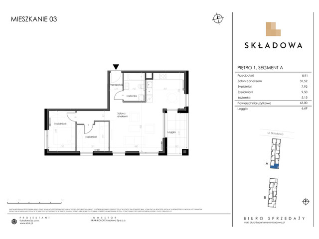 Mieszkanie w inwestycji Apartamenty Składowa, budynek Promocja, symbol A.3 » nportal.pl