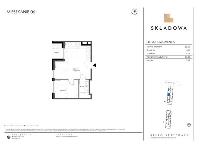 Mieszkanie w inwestycji Apartamenty Składowa, budynek Promocja, symbol A.6 » nportal.pl