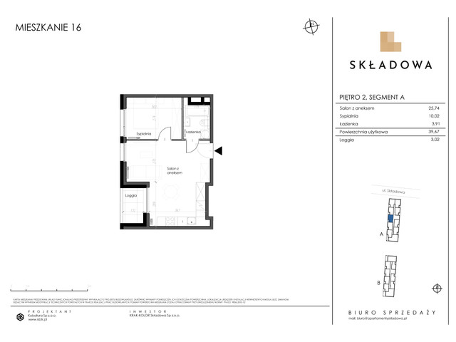 Mieszkanie w inwestycji Apartamenty Składowa, symbol A.16 » nportal.pl