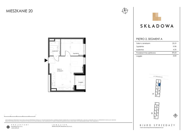 Mieszkanie w inwestycji Apartamenty Składowa, symbol A.20 » nportal.pl