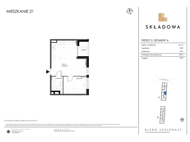 Mieszkanie w inwestycji Apartamenty Składowa, symbol A.21 » nportal.pl