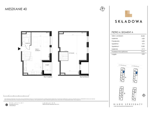 Mieszkanie w inwestycji Apartamenty Składowa, symbol A.40 » nportal.pl