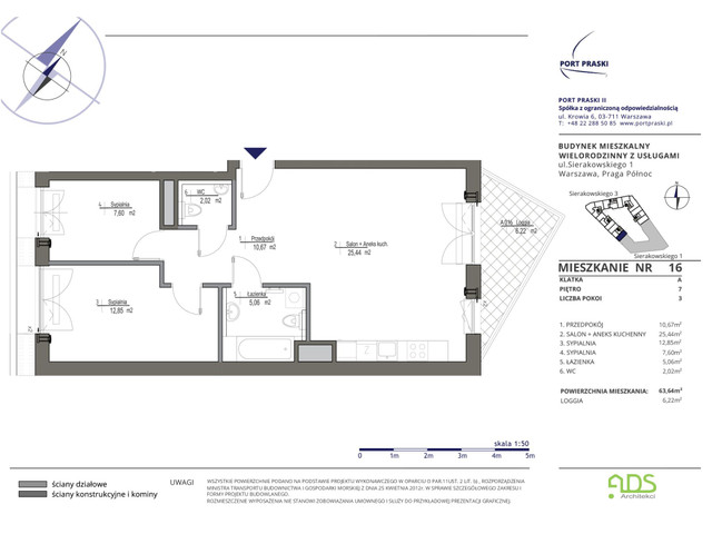 Mieszkanie w inwestycji Port Praski, symbol SIERAKOWSKIEGO.3_16 » nportal.pl