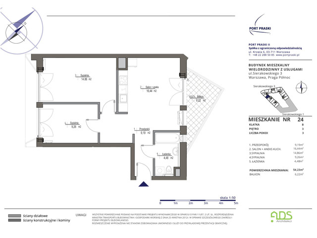 Mieszkanie w inwestycji Port Praski, symbol SIERAKOWSKIEGO.3_24 » nportal.pl
