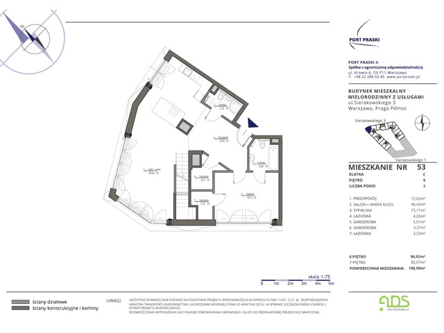 Mieszkanie w inwestycji Port Praski, symbol SIERAKOWSKIEGO.3_53 » nportal.pl