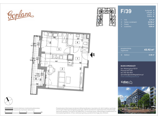 Mieszkanie w inwestycji Goplana, symbol F39 » nportal.pl