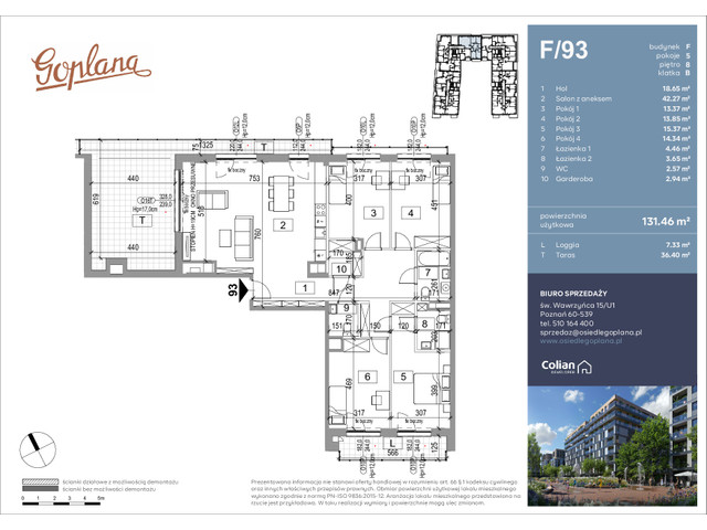 Mieszkanie w inwestycji Goplana, symbol F93 » nportal.pl