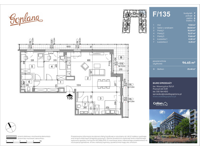 Mieszkanie w inwestycji Goplana, symbol F135 » nportal.pl