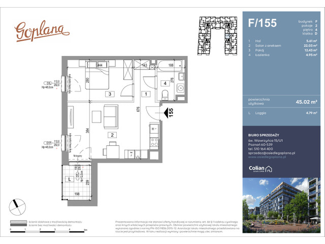 Mieszkanie w inwestycji Goplana, symbol F155 » nportal.pl