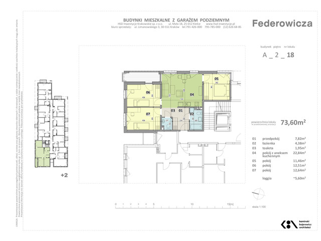 Mieszkanie w inwestycji Federowicza – Ruczaj Park, symbol A.18 » nportal.pl