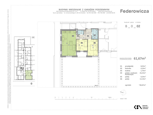 Mieszkanie w inwestycji Federowicza – Ruczaj Park, symbol B.2 » nportal.pl